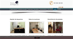 Desktop Screenshot of centro-negocios.com